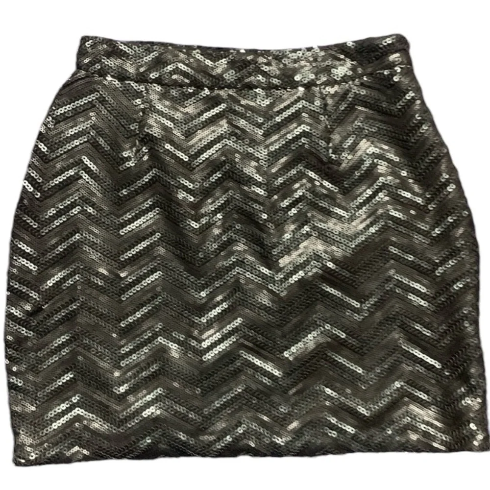 NWT TOBI black sequined mini skirt party night out sexy glam sequins size small - Picture 4 of 10